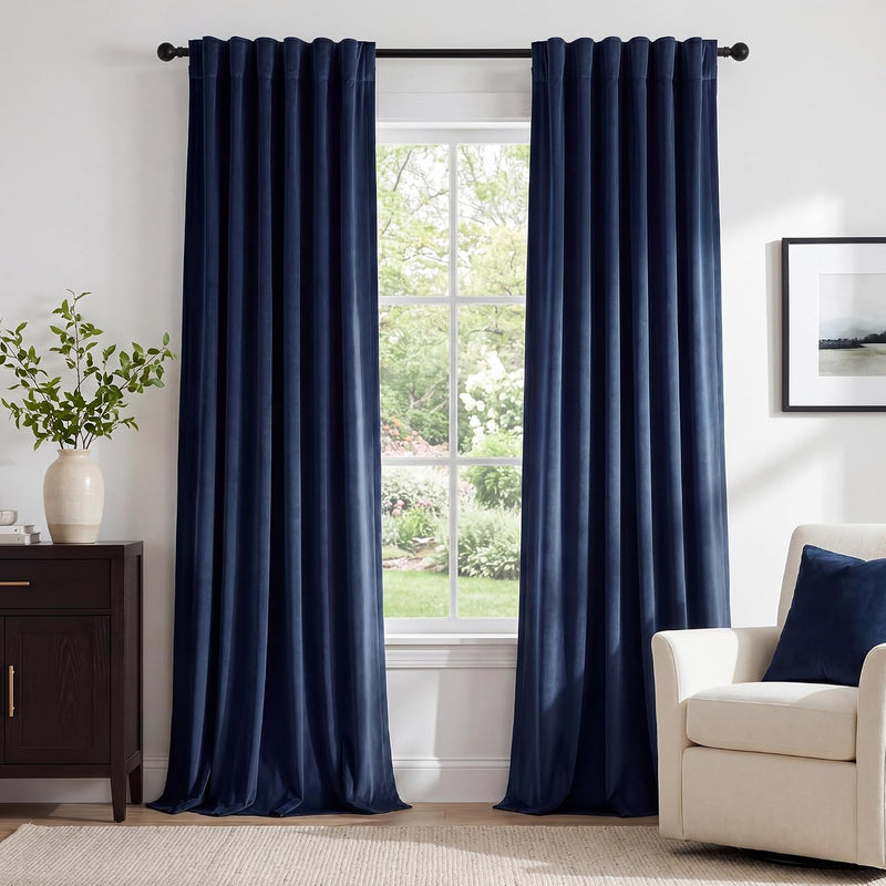 Velvet Curtains Blackout Thermal Insulated