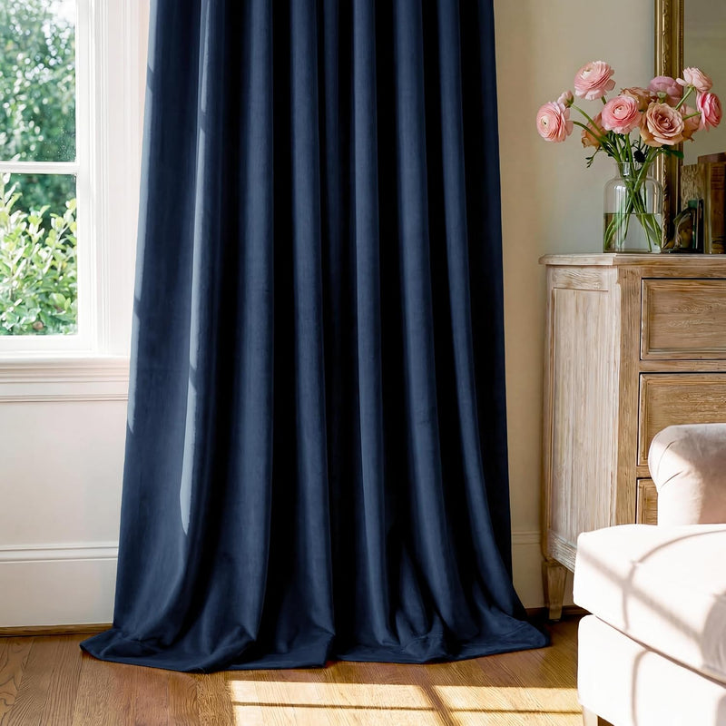 Velvet Curtains Blackout Thermal Insulated