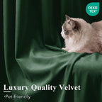 Velvet Curtains Blackout Thermal Insulated