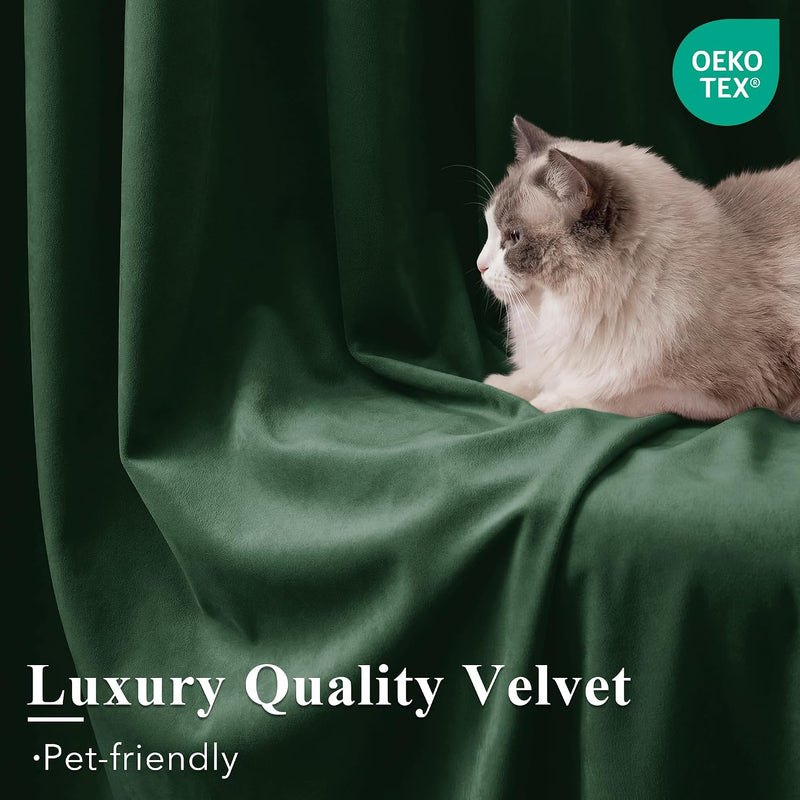 Velvet Curtains Blackout Thermal Insulated