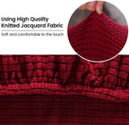 Velvet Large Size Dining Chair Covers Stretch Room (Set of 6)