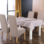 Velvet Large Size Dining Chair Covers Stretch Room (Set of 6)