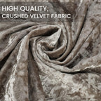 Velvet Large Size Dining Chair Covers Stretch Room (Set of 6)