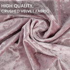 Velvet Large Size Dining Chair Covers Stretch Room (Set of 6)