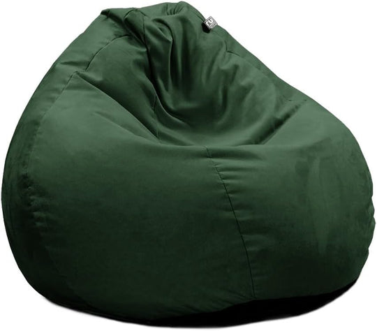 Velvet Slouchbag Bean Bag Luxury Plush Living Room
