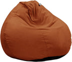 Velvet Slouchbag Bean Bag Luxury Plush Living Room