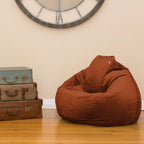 Velvet Slouchbag Bean Bag Luxury Plush Living Room