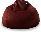 Velvet Slouchbag Bean Bag Luxury Plush Living Room