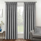 Velvet Thermal 100% Blackout Curtains with Tape Top