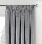 Velvet Thermal 100% Blackout Curtains with Tape Top