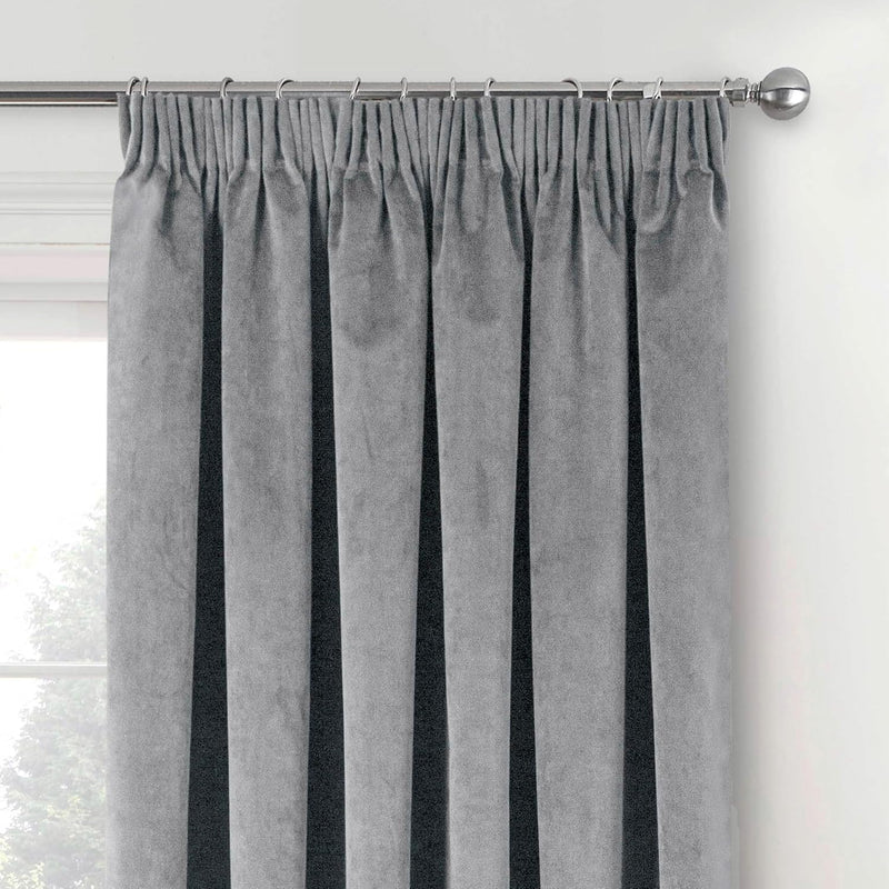 Velvet Thermal 100% Blackout Curtains with Tape Top