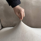 Velvet Tub Chair Slipcover High Stretch Club Covers