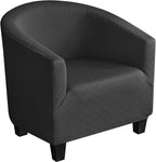 Velvet Tub Chair Slipcover High Stretch Club Covers