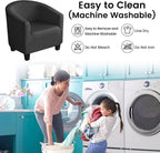 Velvet Tub Chair Slipcover High Stretch Club Covers