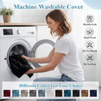 Velvet Tub Chair Slipcover High Stretch Club Covers