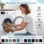 Velvet Tub Chair Slipcover High Stretch Club Covers