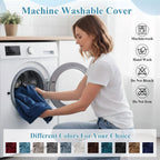 Velvet Tub Chair Slipcover High Stretch Club Covers