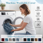 Velvet Tub Chair Slipcover High Stretch Club Covers