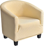 Velvet Tub Chair Slipcover High Stretch Club Covers