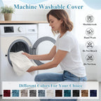 Velvet Tub Chair Slipcover High Stretch Club Covers