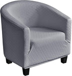 Velvet Tub Chair Slipcover High Stretch Club Covers