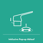 Vernis Blend Basin Mixer Tap 100 with Pop-Up
