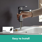 Vernis Blend Basin Mixer Tap 100 with Pop-Up