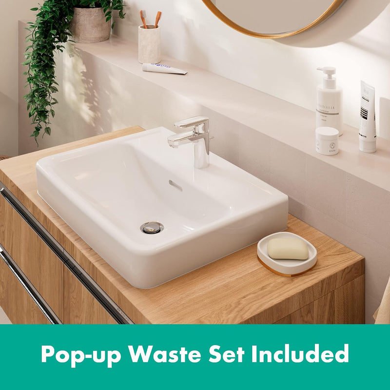 Vernis Blend Basin Mixer Tap 100 with Pop-Up