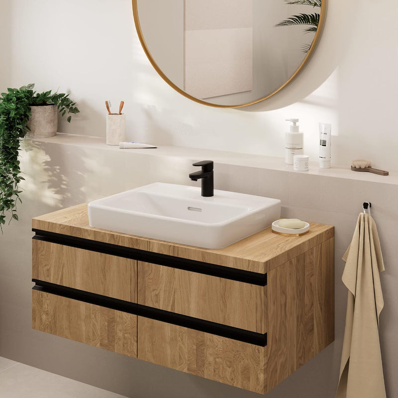 Vernis Blend Basin Mixer Tap 100 with Pop-Up