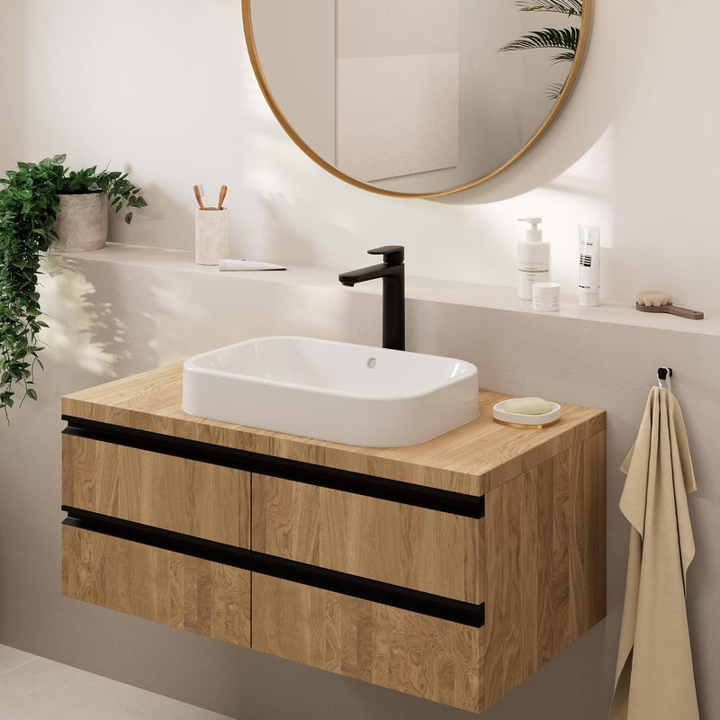 Vernis Blend Basin Mixer Tap 100 with Pop-Up