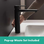 Vernis Blend Basin Mixer Tap 100 with Pop-Up