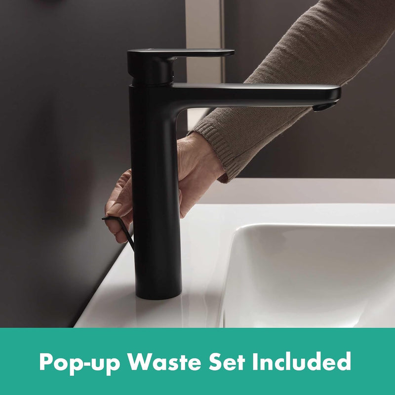 Vernis Blend Basin Mixer Tap 100 with Pop-Up