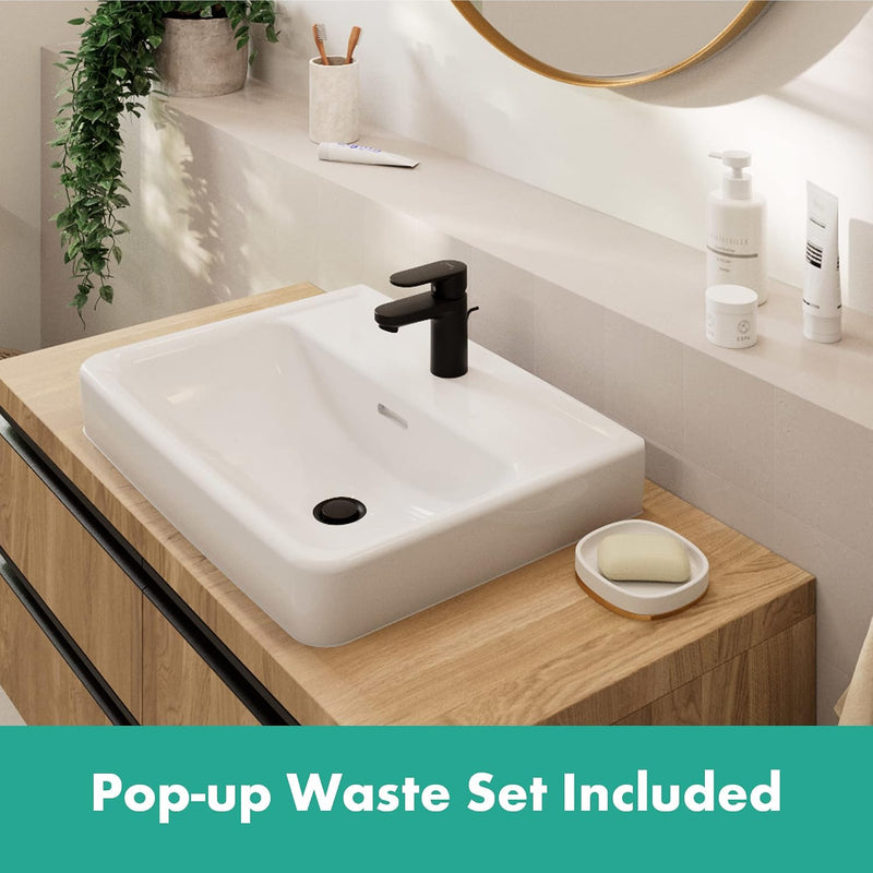 Vernis Blend Basin Mixer Tap 100 with Pop-Up