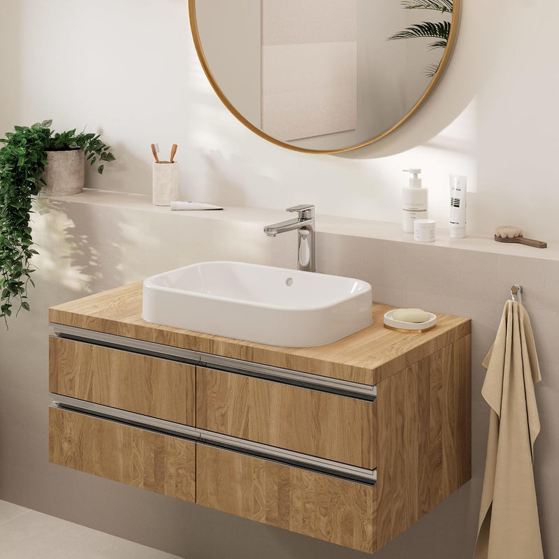 Vernis Blend Basin Mixer Tap 100 with Pop-Up