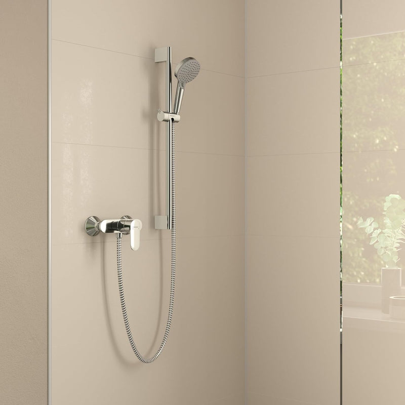 Vernis Blend Single Lever Bath Mixer for Exposed