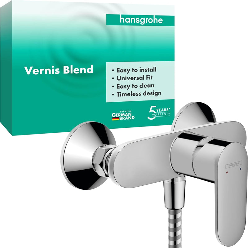 Vernis Blend Single Lever Bath Mixer for Exposed