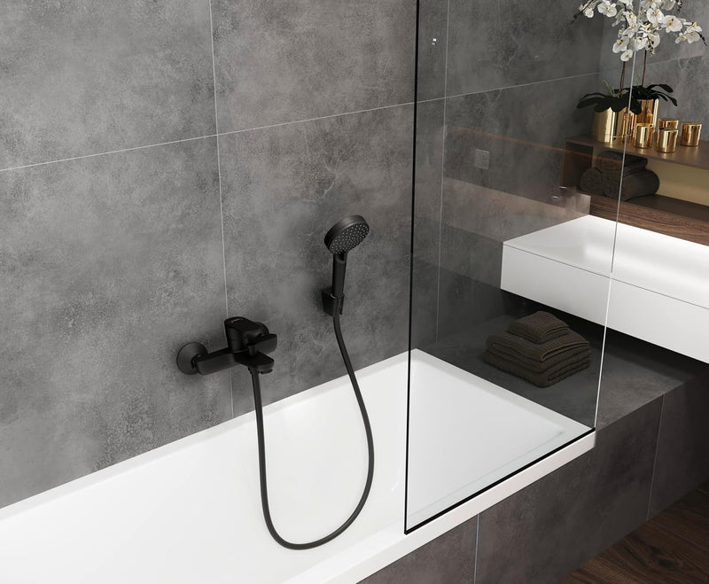 Vernis Blend Single Lever Bath Mixer for Exposed