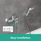 Vernis Blend Single Lever Bath Mixer for Exposed