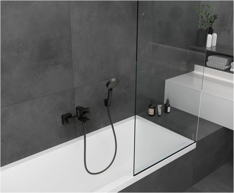 Vernis Shape Single Lever Bath Mixer for Exposed
