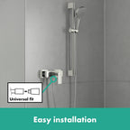 Vernis Shape Single Lever Bath Mixer for Exposed