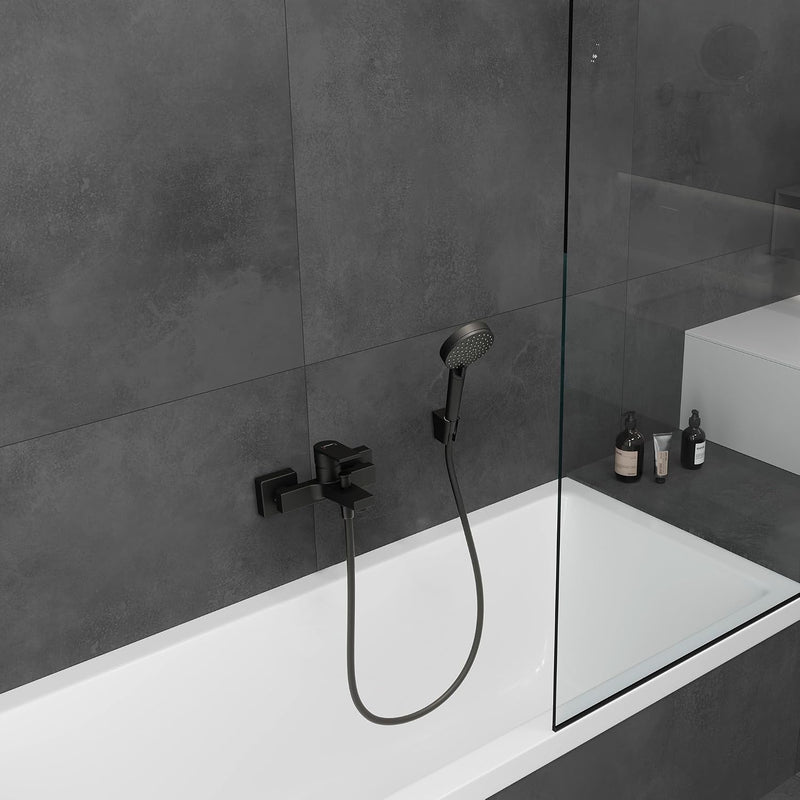 Vernis Shape Single Lever Bath Mixer for Exposed