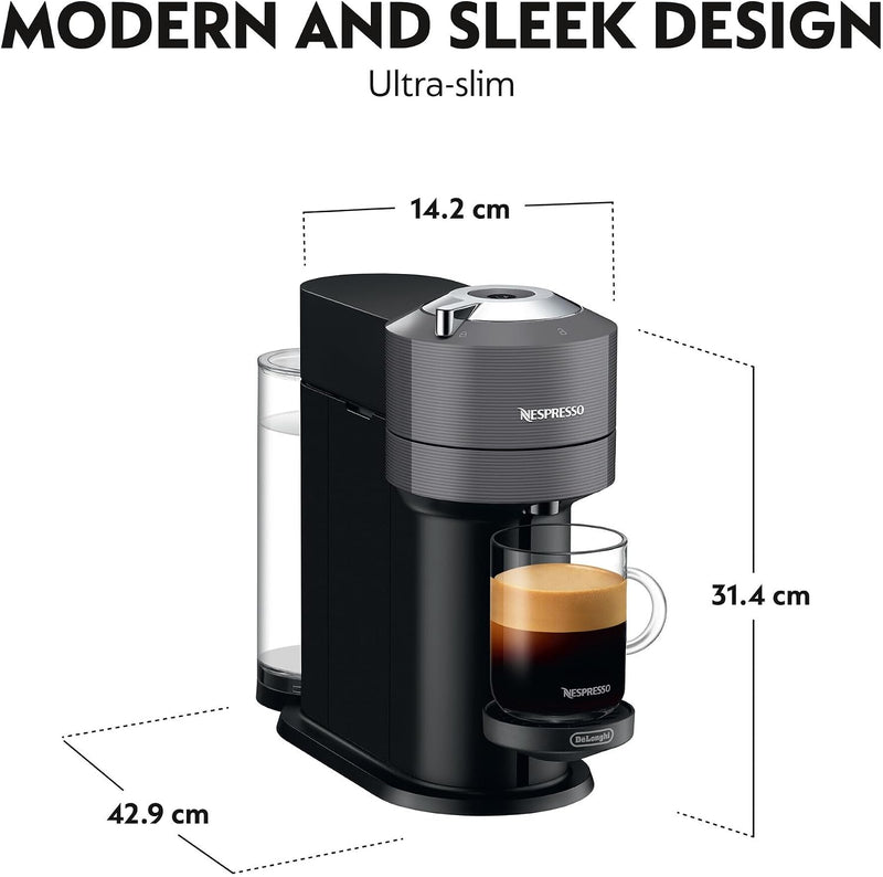 Vertuo Next Coffee Machine By De'longhi with Aeroccino