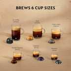 Vertuo Pop Automatic Pod Coffee Machine for Americano