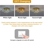 Modern Crystal Chandelier LED 3-Oval Flush Mount Ceiling