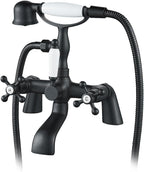 Victorian Bath Taps with Shower Traditional 1 4