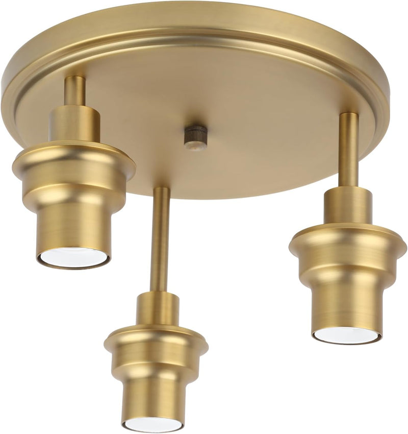 Vintage 3 Way Ceiling Lights Industrial Glass Pendant