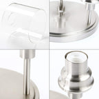 Vintage 3 Way Ceiling Lights Industrial Glass Pendant