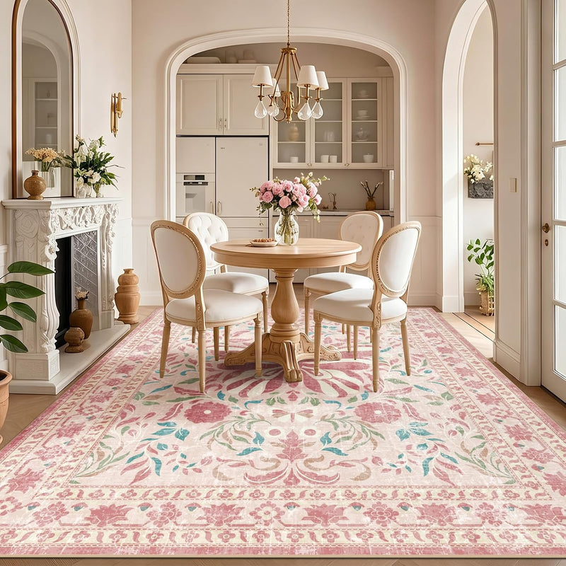Vintage Area Rug for Living Room Boho