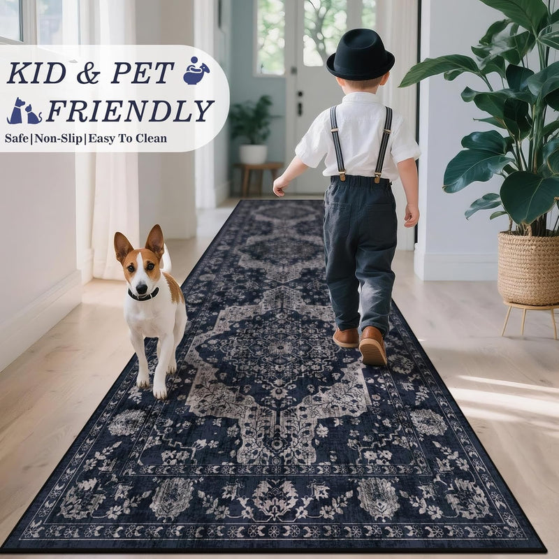 Vintage Area Rug for Living Room Boho