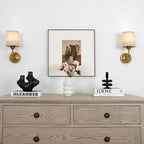 Vintage Battery Operated Wall Lights Sconce Fixture (Set of 2)